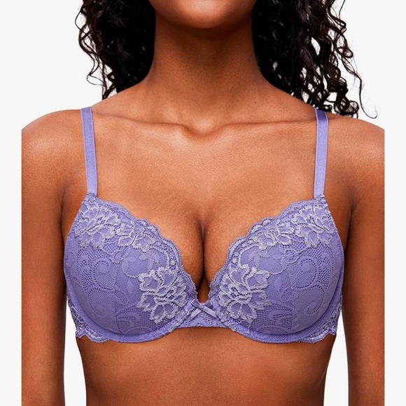 Deyllo Other - Deyllo Women’s Push Up Purple Lace Padded Underwire Bra (BNWOT)